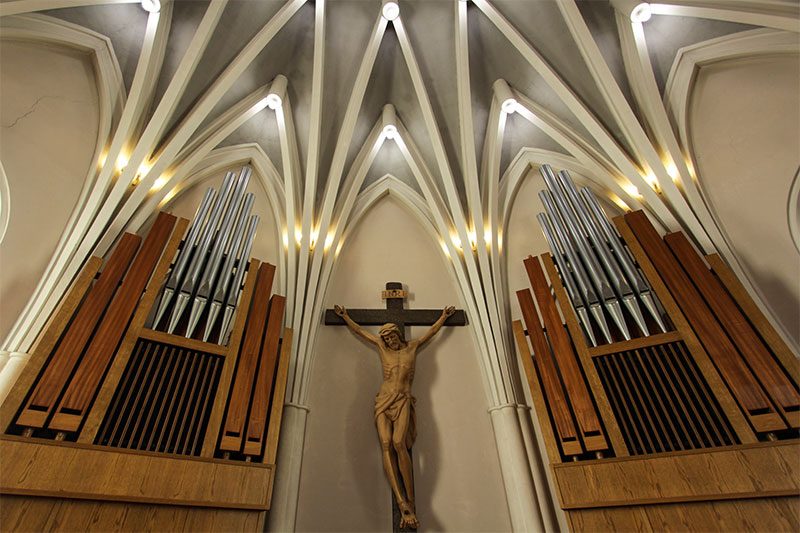 Chiesa nuova di Frassenè: organo
